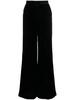 velvet palazzo trousers