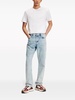 logo-tape straight-leg jeans