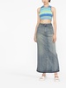 denim maxi skirt