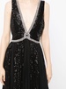 sequin-embellished gown