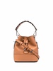 drawstring leather bag