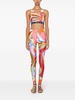 orchidee-print leggings