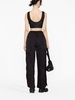 Volley crinkled-finish wide-leg trousers