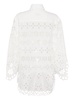 Lace Embroidered Cotton Shirt