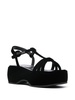 Lily 60mm velvet-effect sandals 