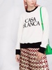 intarsia-knit logo jumper