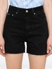 high-rise denim shorts