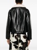 faux-leather biker jacket