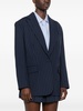 single-breasted pinstripe blazer