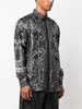 Dandy paisley-print silk shirt