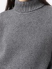 roll-neck rib-trimmed jumper