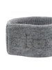 logo-debossed ribbed-knit headband