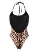 leopard-print swimsuit