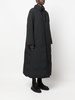 reversible A-line oversized coat