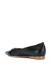 pointed-toe leather pumps