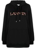 logo-embroidered hoodie