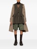 panelled-design trench coat