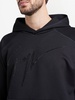 crystal-embellished logo hoodie