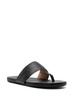 calf leather flip-flops