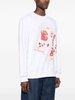 graphic-print cotton sweatshirt