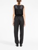 technical silk jumpsuit