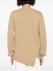 X Lacoste asymmetric wool sweatshirt