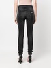 high-waist skinny-cut jeans