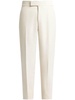 straight-leg tailored trousers