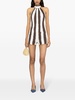 striped halterneck playsuit