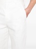 straight-leg linen trousers