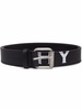 logo-print belt