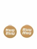 Miu logo earrings