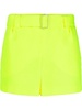 mid-rise belted shorts