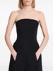 Danielle crepe strapless dress