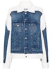 Trompe L'oeil panelled denim jacket