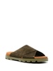 Brutus crossover-strap suede sandals