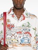 La Chemise Casaco cotton shirt with Capri Cars print