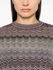 zigzag-woven sweater