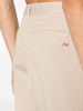 logo-embroidered mid-rise chinos