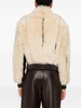 shearling zip-up jacket