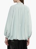 bow detailing draped blouse 