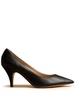 The River 75mm leather pumps