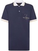 logo-embroidered cotton polo shirt