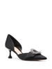 Madelina Flare 50mm satin pumps