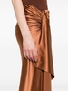 Cusco silk midi skirt