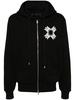 logo print hooded jacket