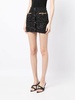 Sequined high-rise bouclé miniskirt