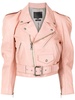 belted biker jacket