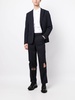 panelled cut-out cropped trousers