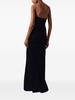 strapless ruched dress